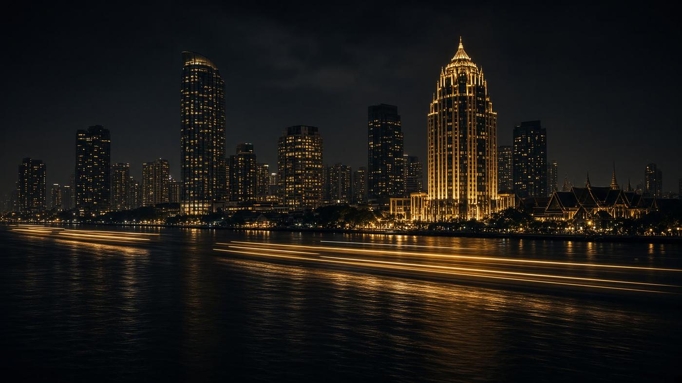 Bangkok at night — Cogotec operating team